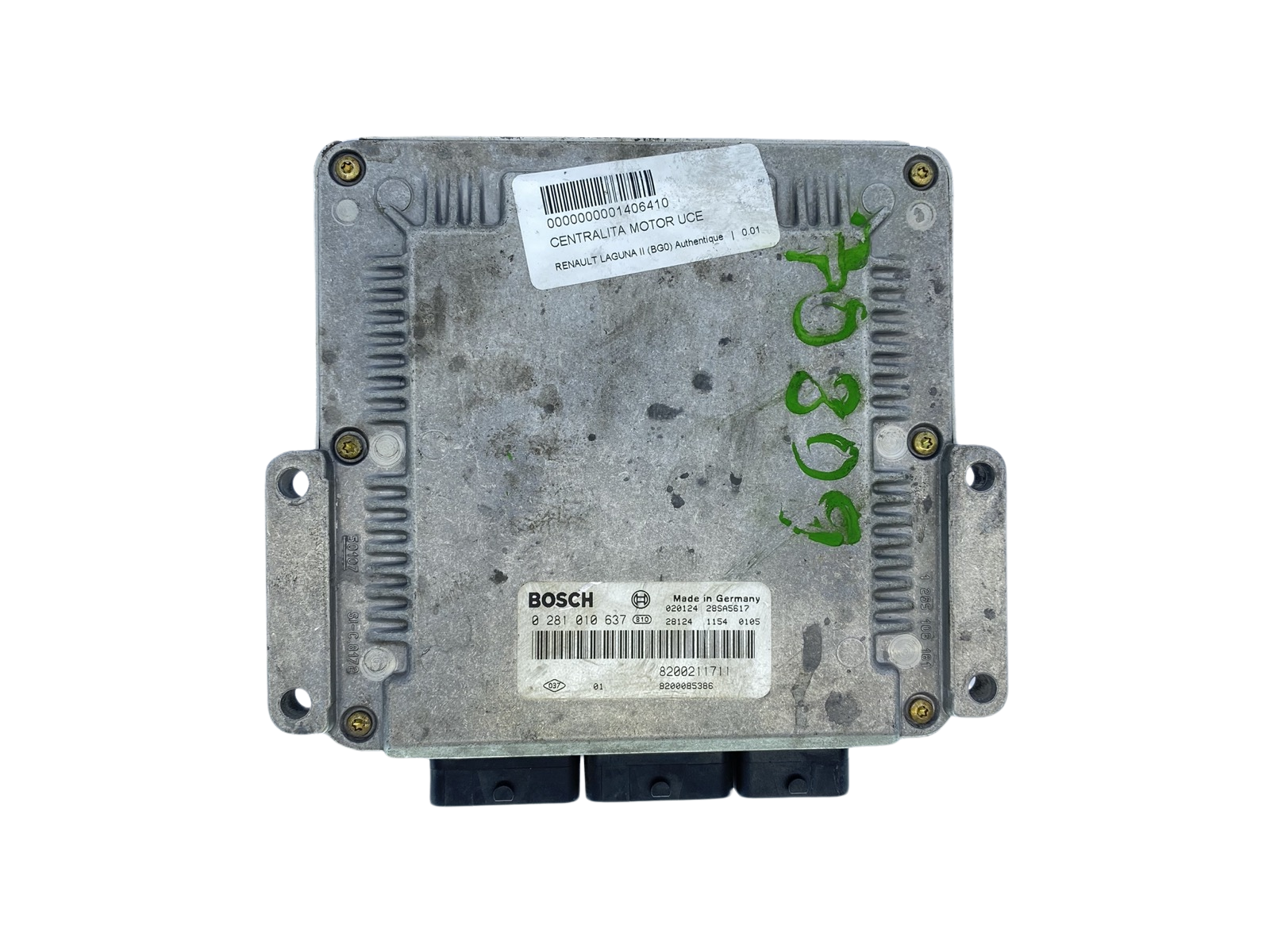 Steuergerät 0281010637 8200211711 8200085386 Renault Bosch 62821 main product photo