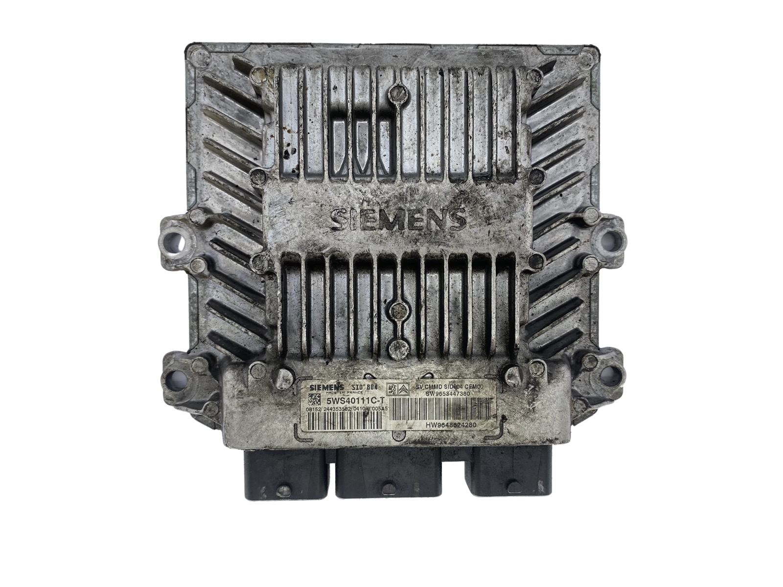Steuergerät 9653447380 9648624280 5WS40111C-T SID804 PSA Siemens 52816 main product photo