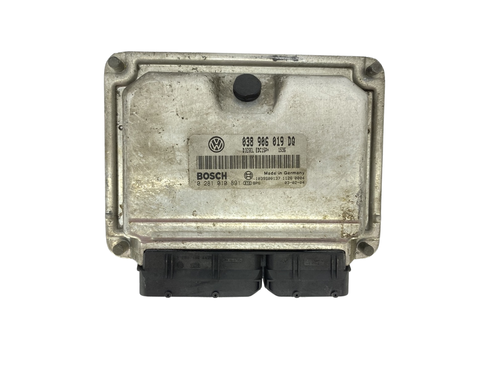 Steuergerät 038906019DQ 0281010891 VW Seat Bosch 56950 main product photo