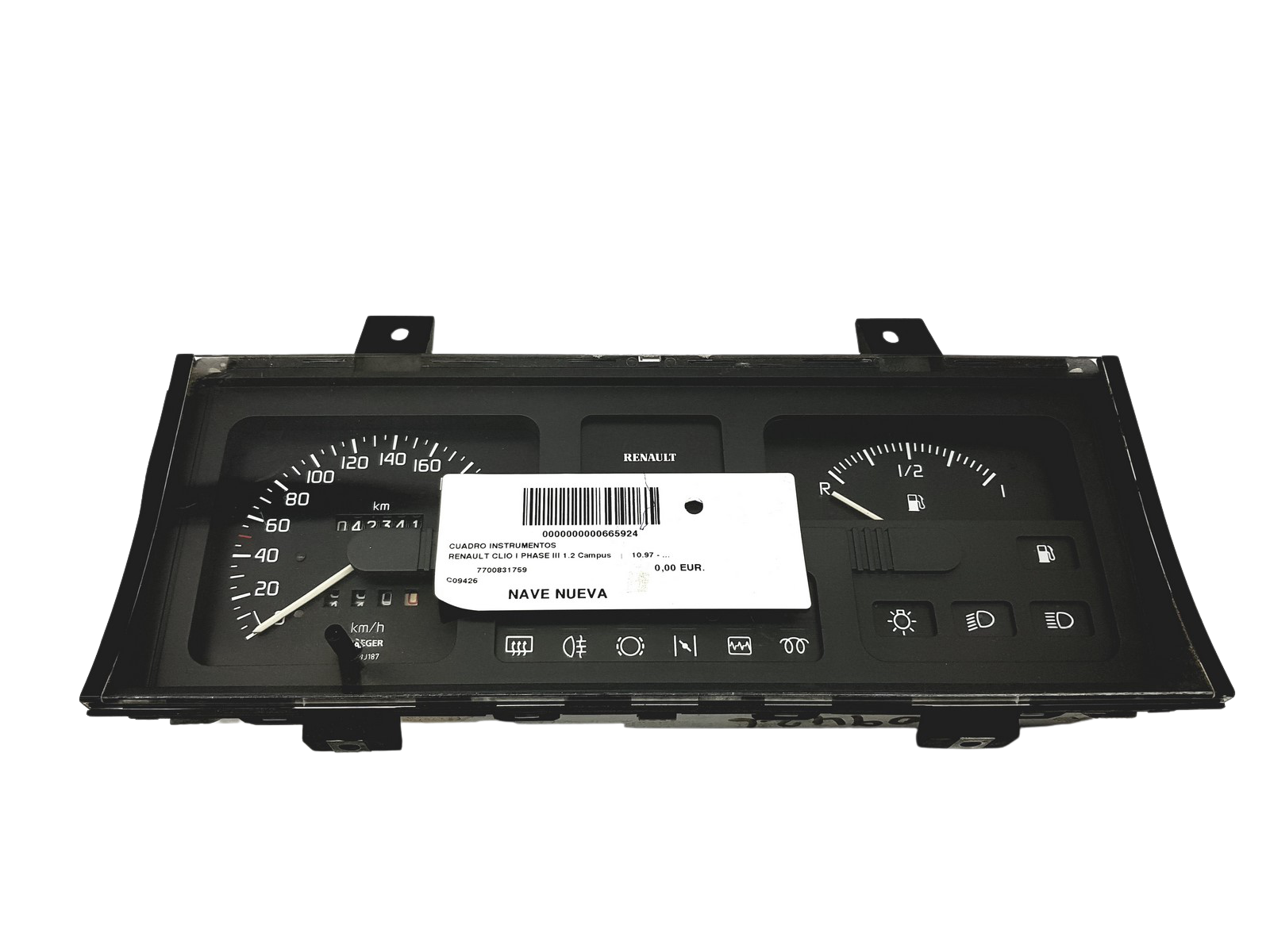 Tacho Kombiinstrument Renault Clio 1 7700831759 50478 main product photo