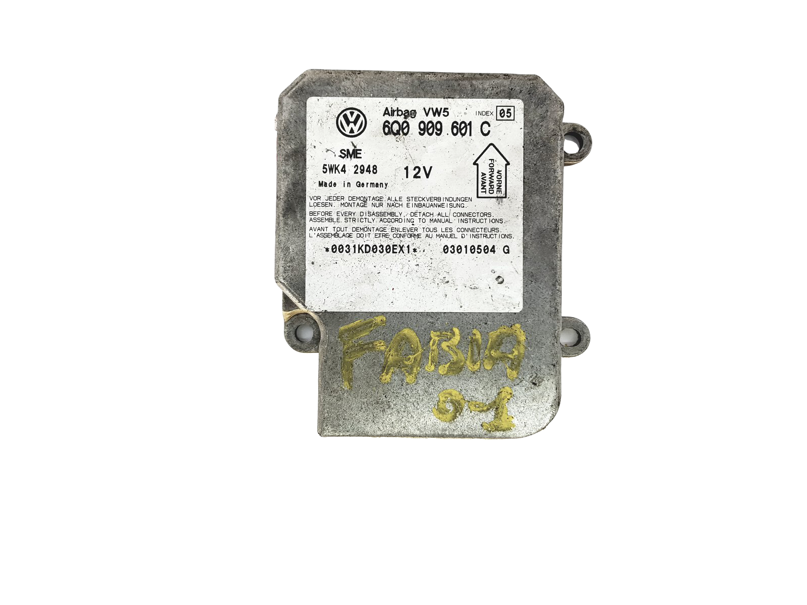 Steuergerät Moduł 6Q0909601C 5WK42948 Skoda VW Siemens main product photo