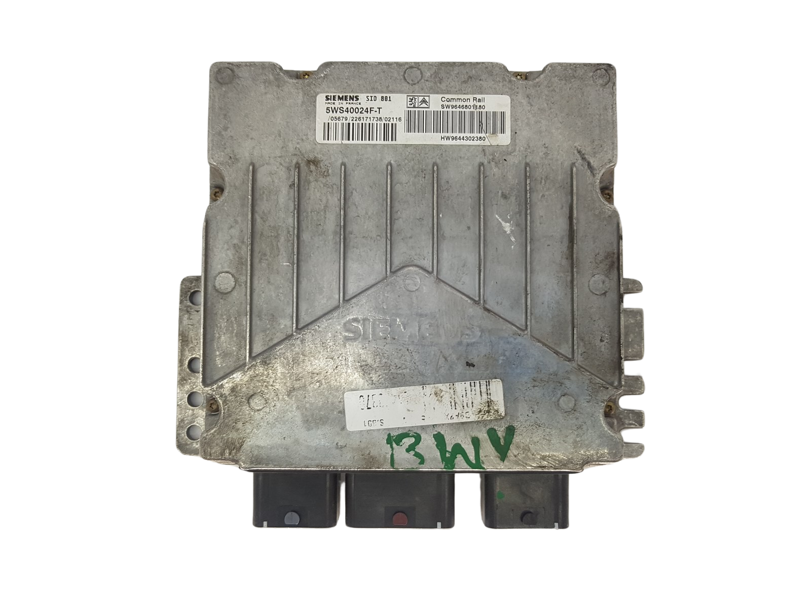 Steuergerät 5WS40024F-T 9646801180 9644302380 PSA Siemens main product photo