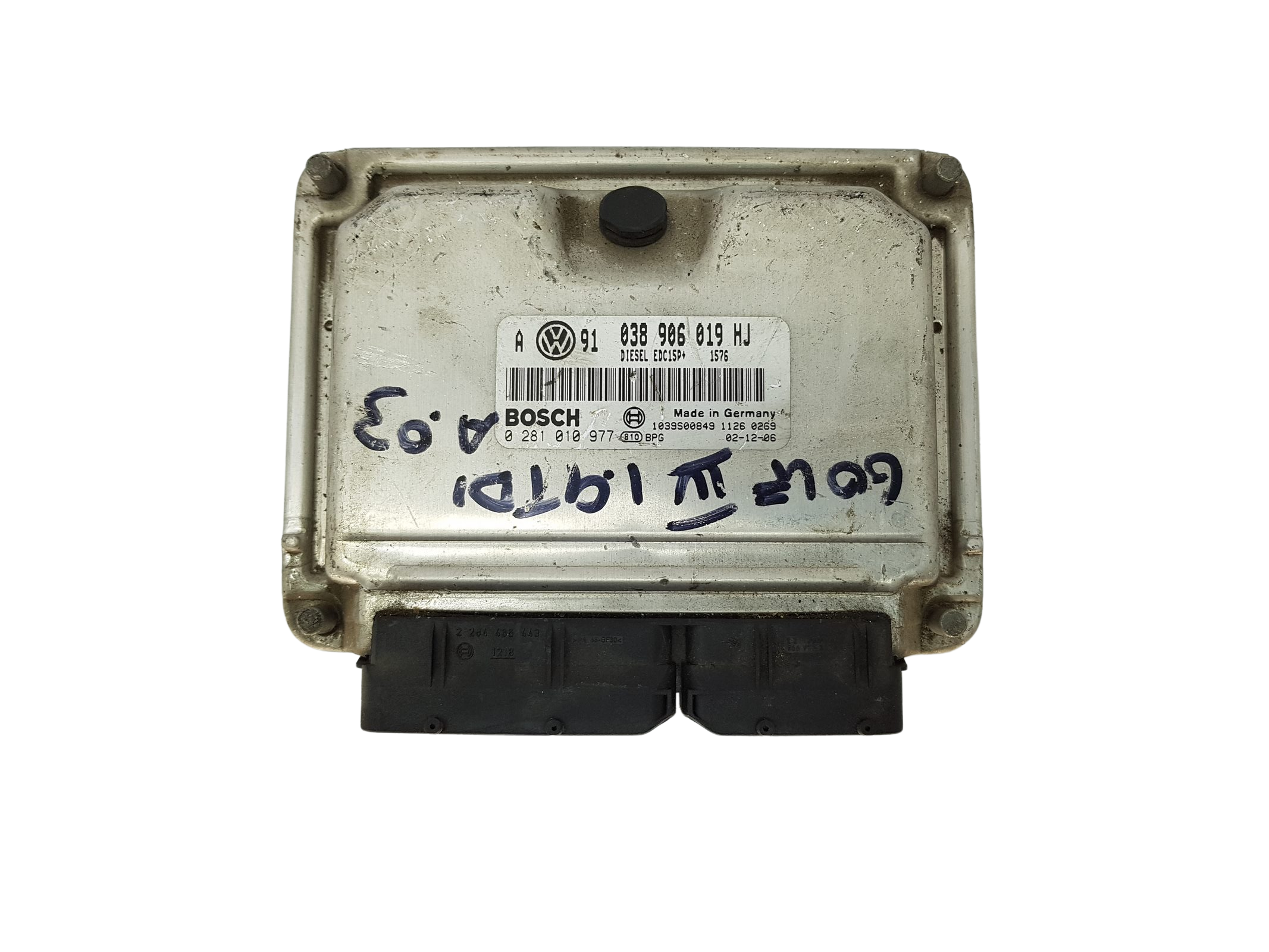 Steuergerät VW 038906019HJ 0281010977 Bosch 15610 main product photo