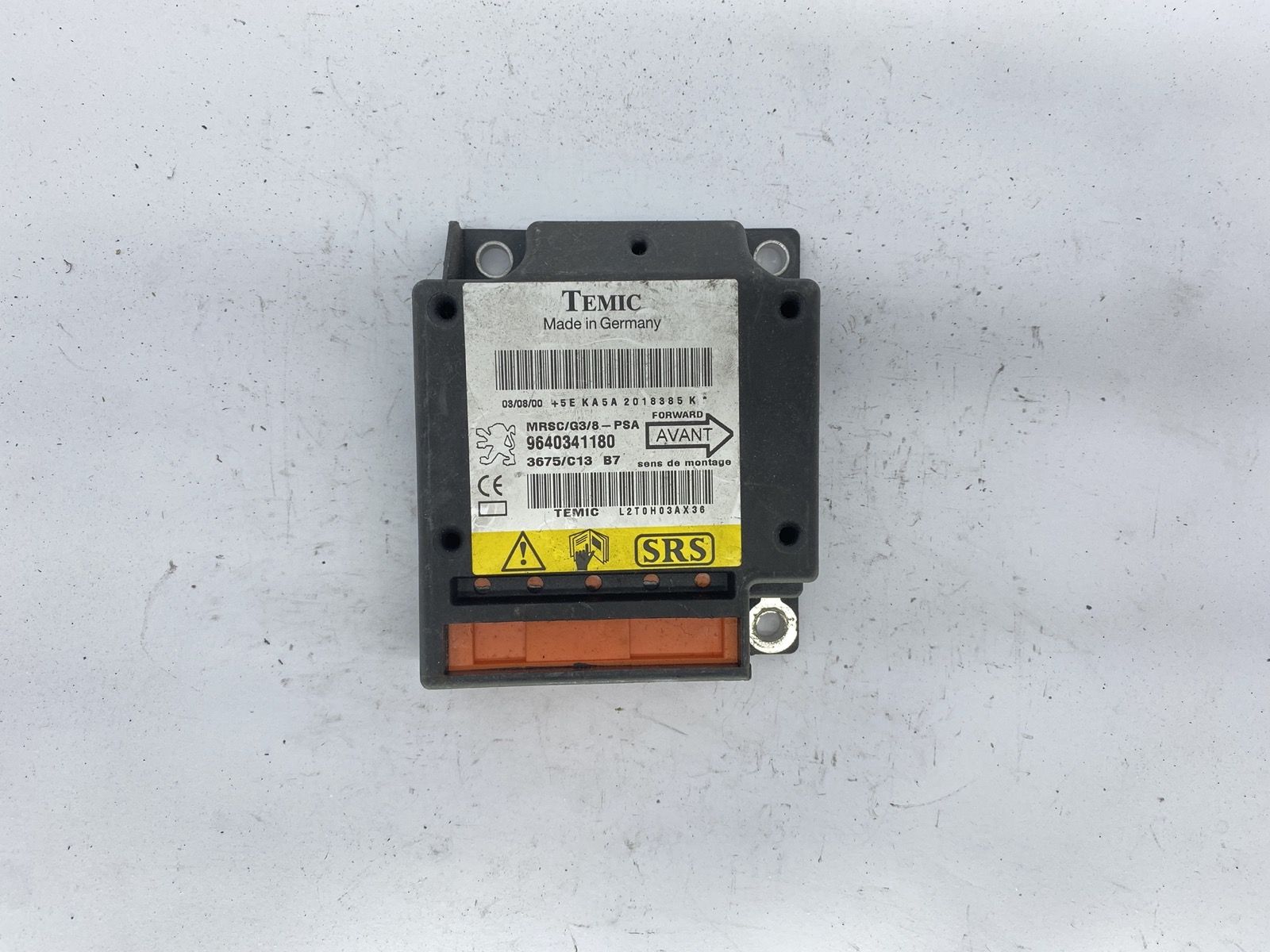 Steuergerät 9640341180 3675/C13 B7 PSA Temic main product photo
