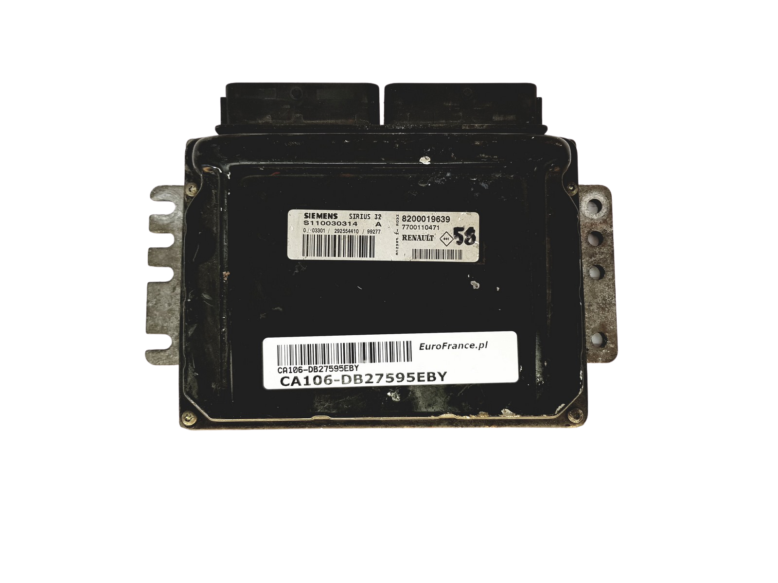 Steuergerät Renault S110030314A 8200019639 7700110471 Siemens main product photo