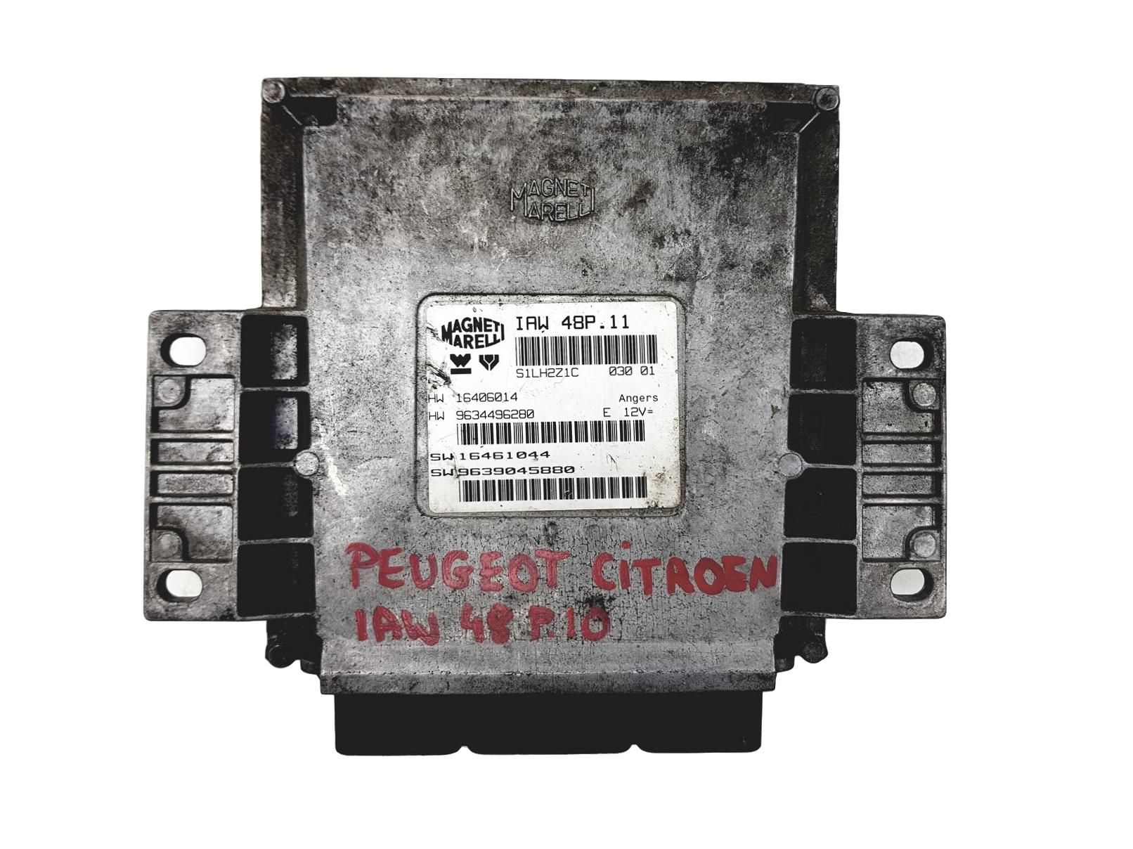 Steuergerät 9634496280 9639045880 IAW48P.11 PSA Magneti Marelli main product photo