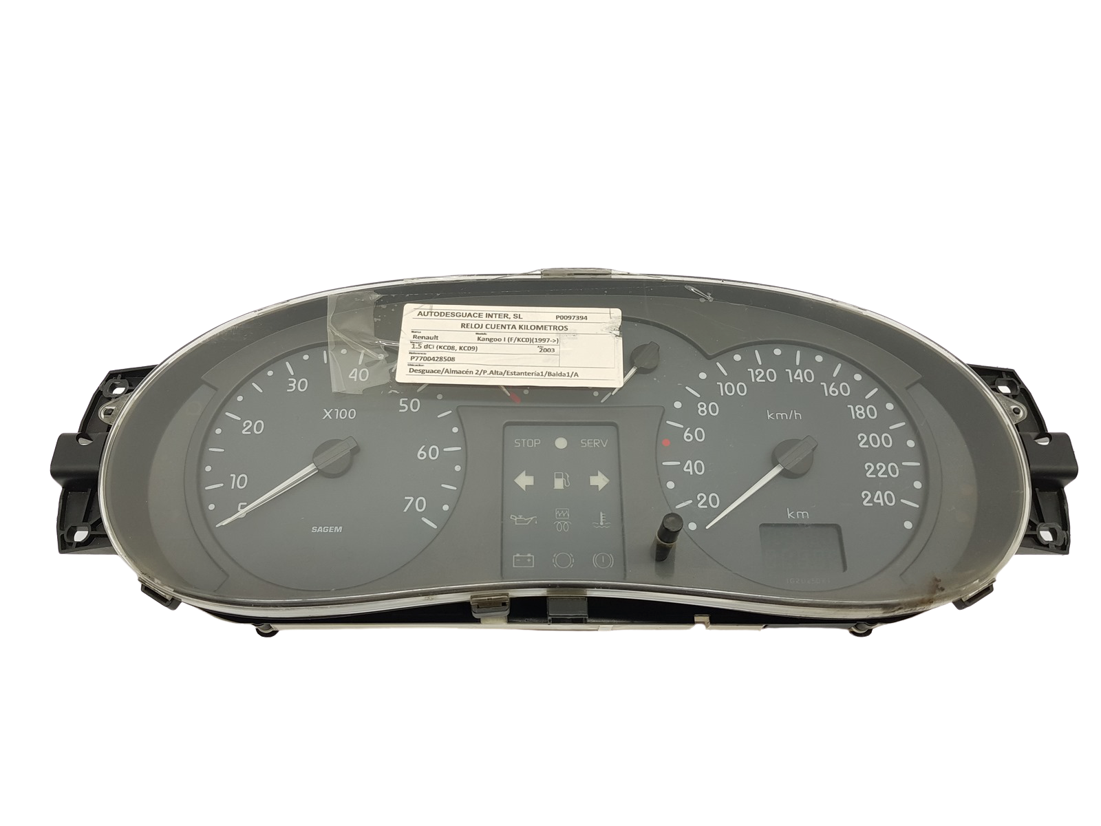 Tacho Kombiinstrument Renault Clio 2 7700428508 27025 main product photo