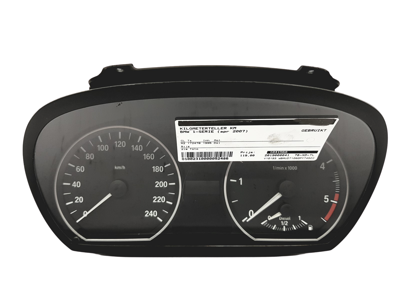 Tacho Kombiinstrument BMW 1 E81 E82 E87 9141475-01 32087 main product photo