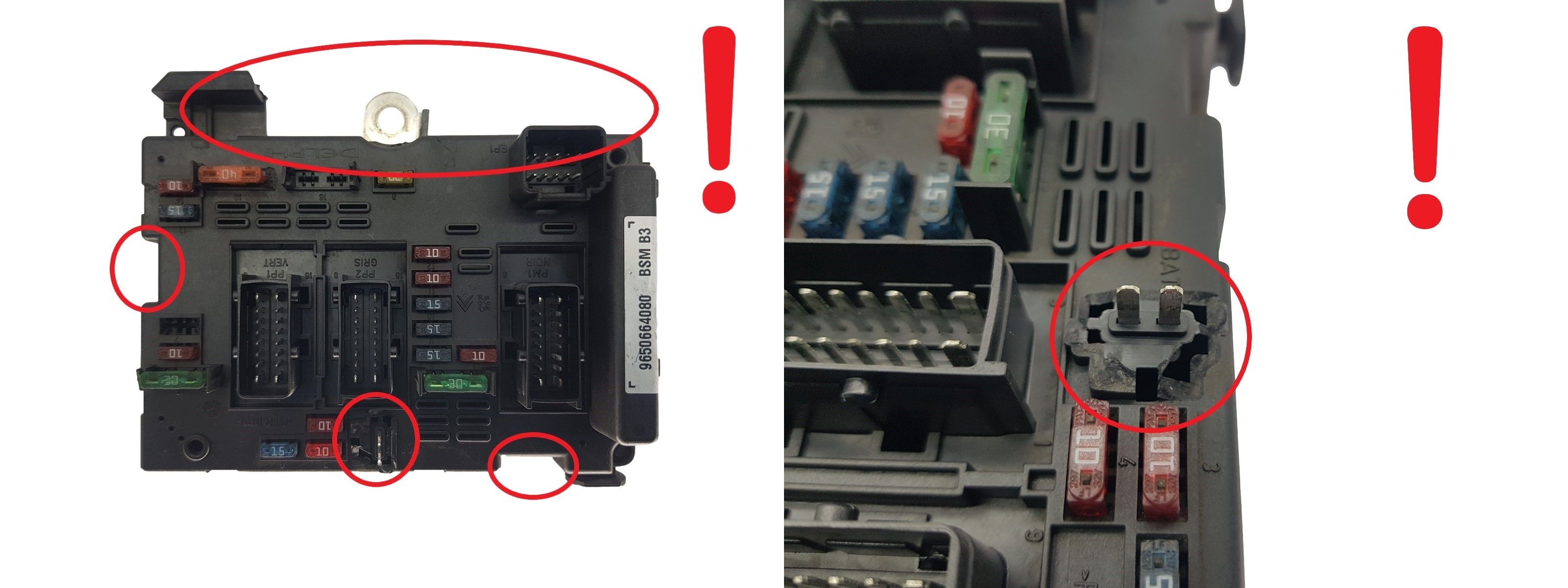 Steuergerät BSM B3 9650664080 PSA Delphi 2029 main product photo