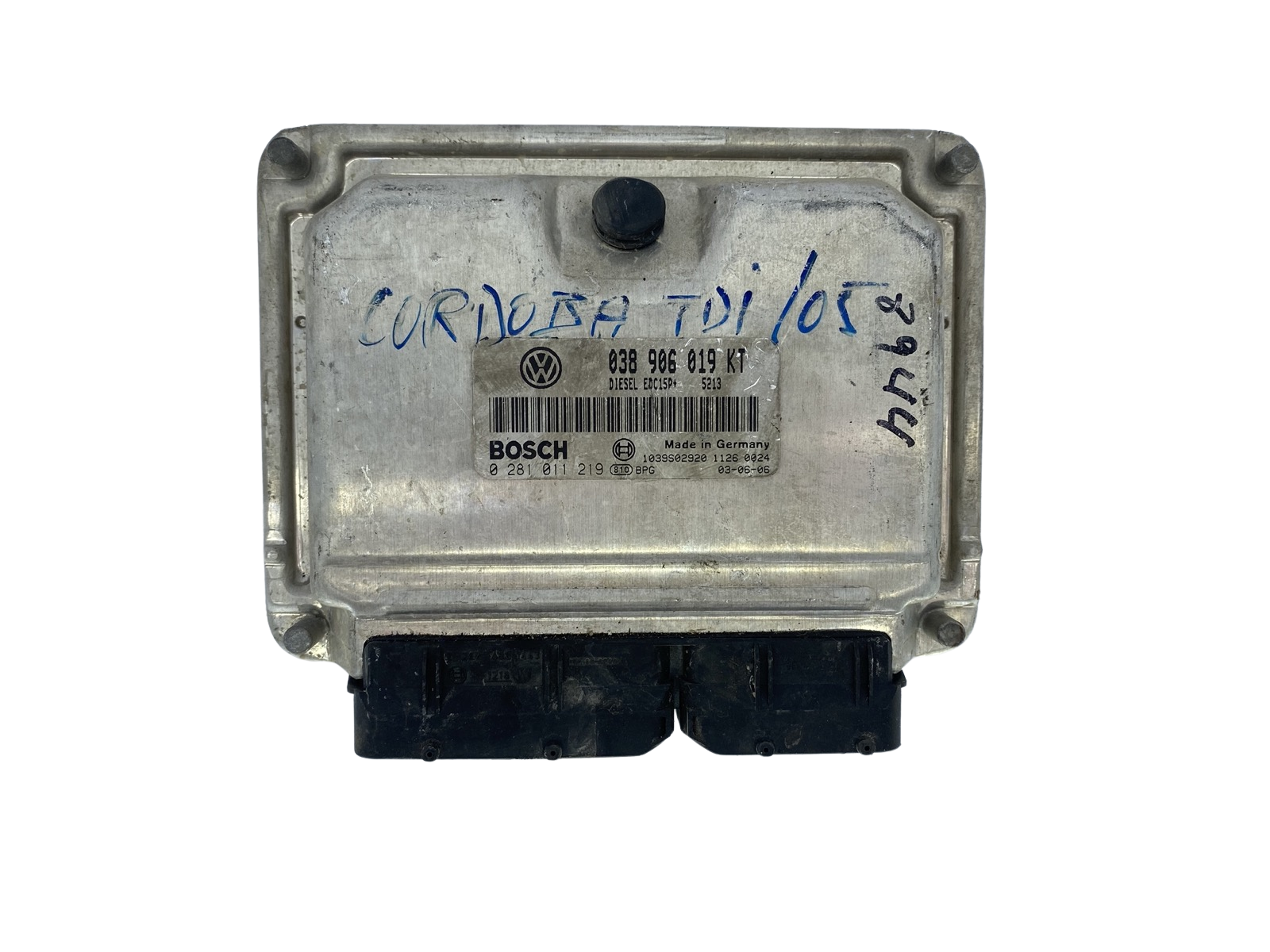 Steuergerät Seat Skoda 038906019KT 0281011219 Bosch 52023 main product photo