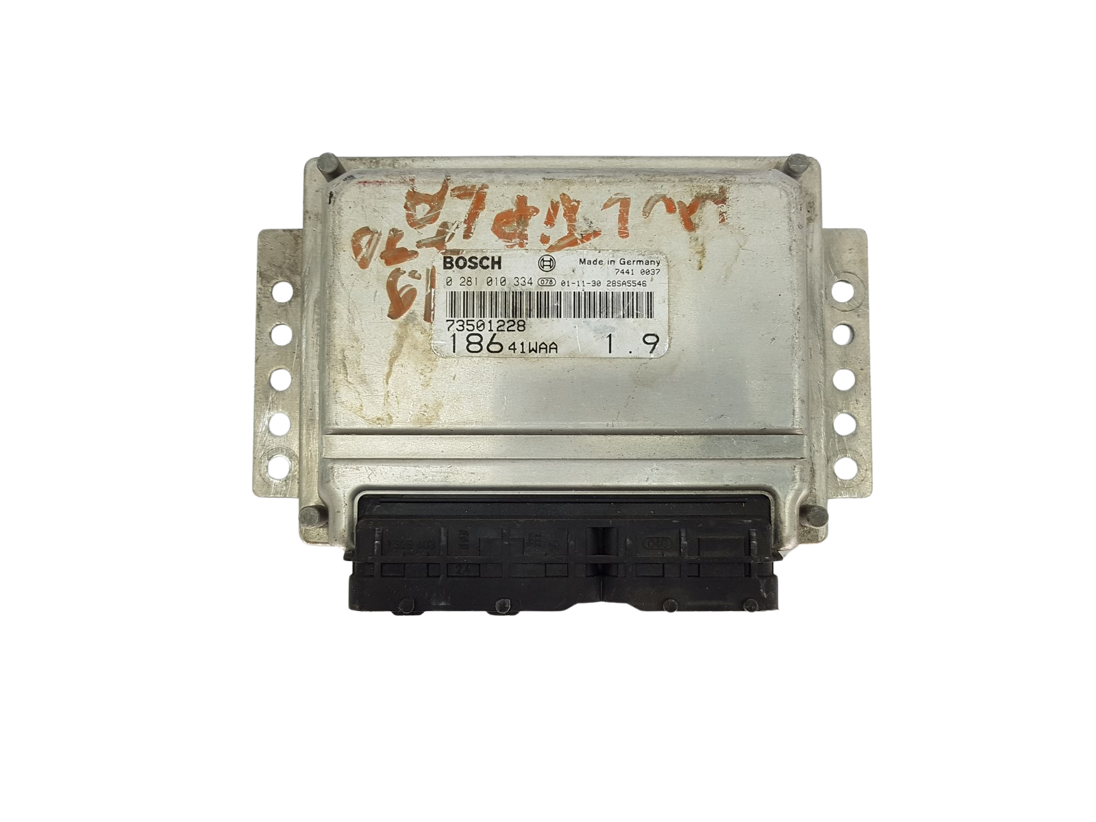 Steuergerät 73501228 0281010334 41WAA Fiat Bosch 17674 main product photo