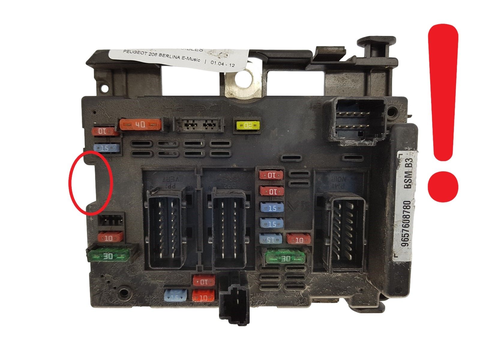 Steuergerät BSM B3 9657608780 PSA Delphi 1243 main product photo