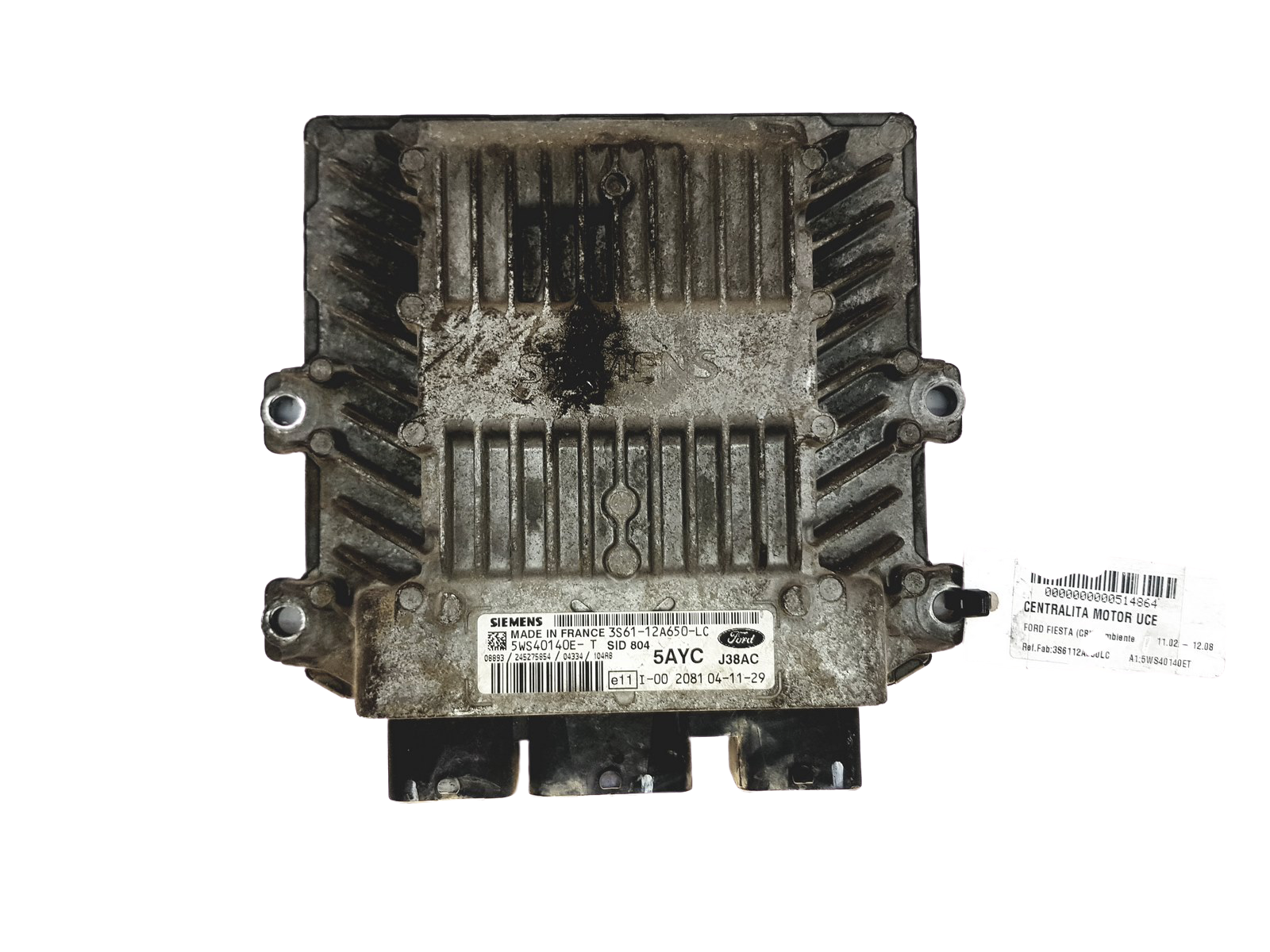 Steuergerät 3S61-12A650-LC 5WS40140E-T Ford Siemens 24039 main product photo