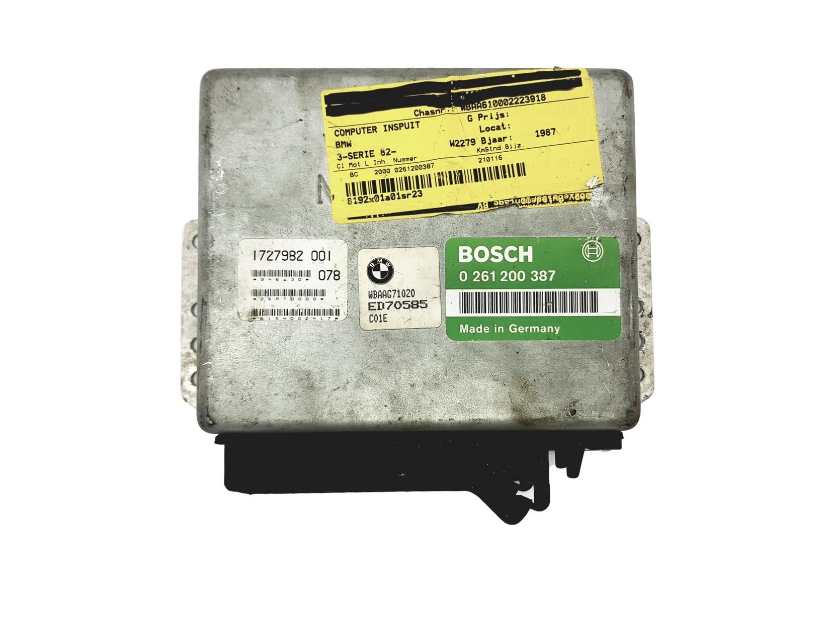 Steuergerät 0261200387 1727982001 BMW Bosch main product photo