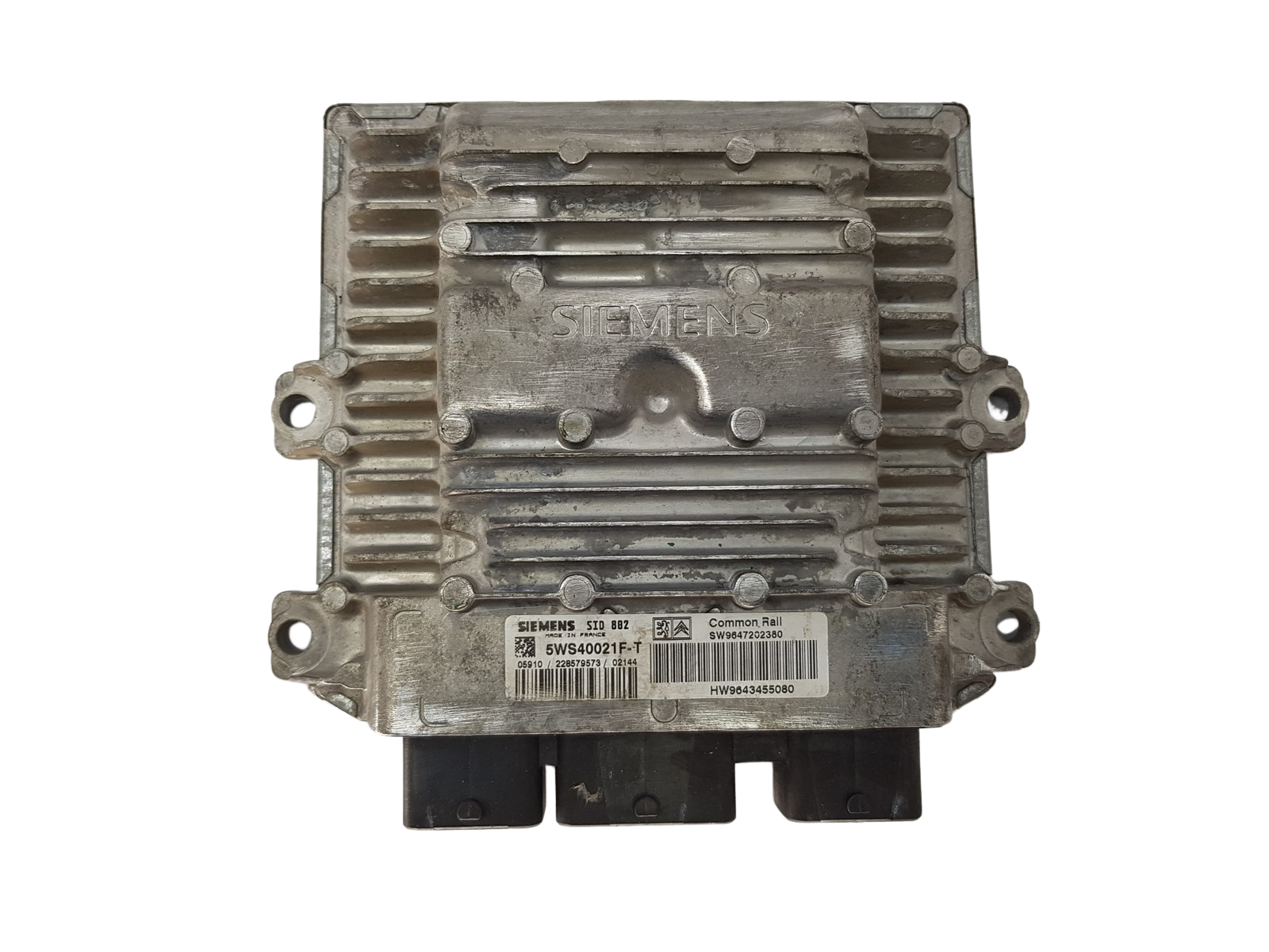 Steuergerät 9647202380 9643455080 5WS40021F-T PSA Siemens 3417 main product photo