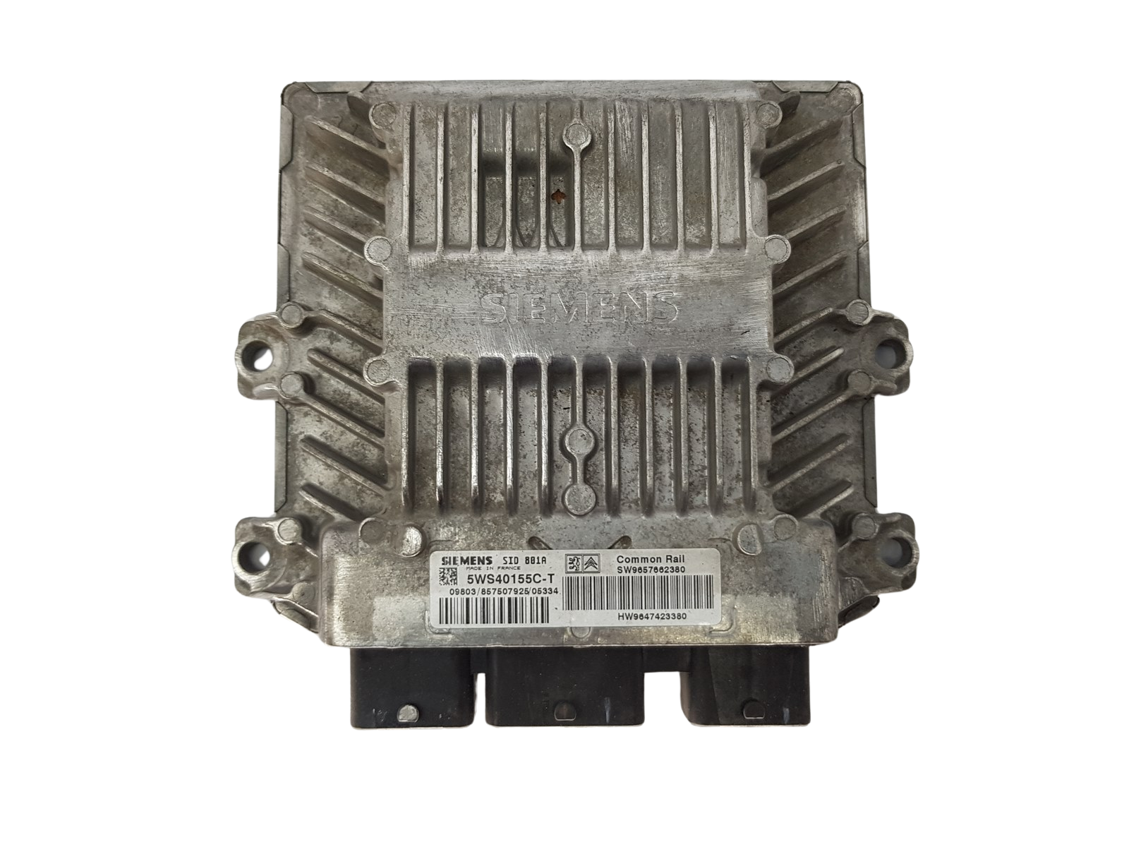 Steuergerät 9657662380 9647423380 5WS40155C-T PSA Siemens 3524 main product photo