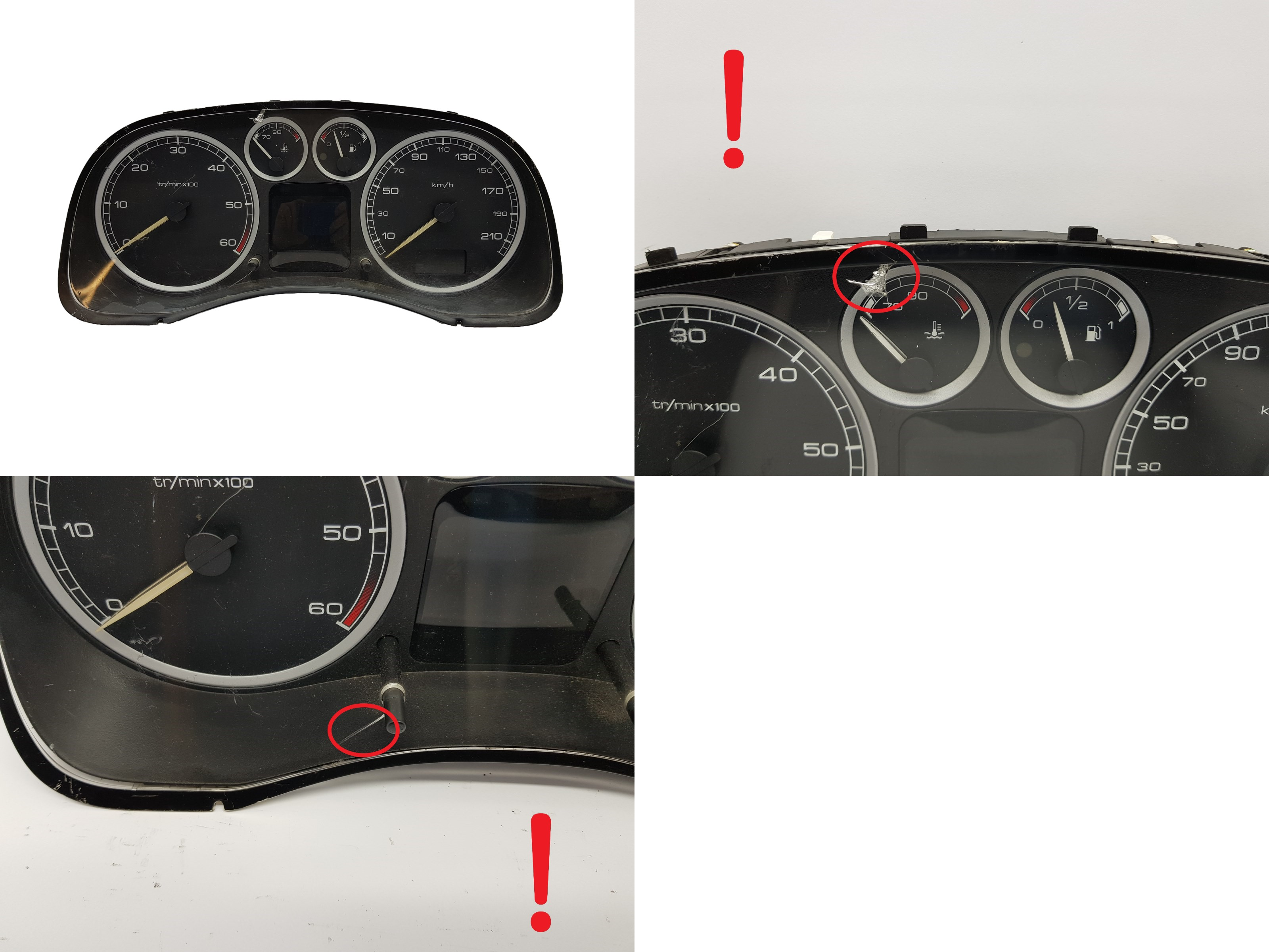 Tacho Kombiinstrument Peugeot 307 P9636708880 3101 main product photo