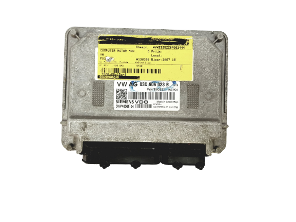 Steuergerät 03D906023B 5WP40508 04 VW Siemens 16822 main product photo
