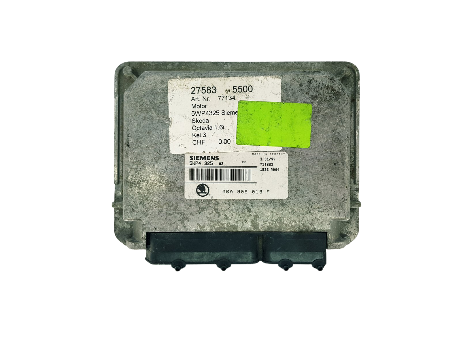 Steuergerät 06A906019F 5WP4325 03 Skoda Siemens main product photo