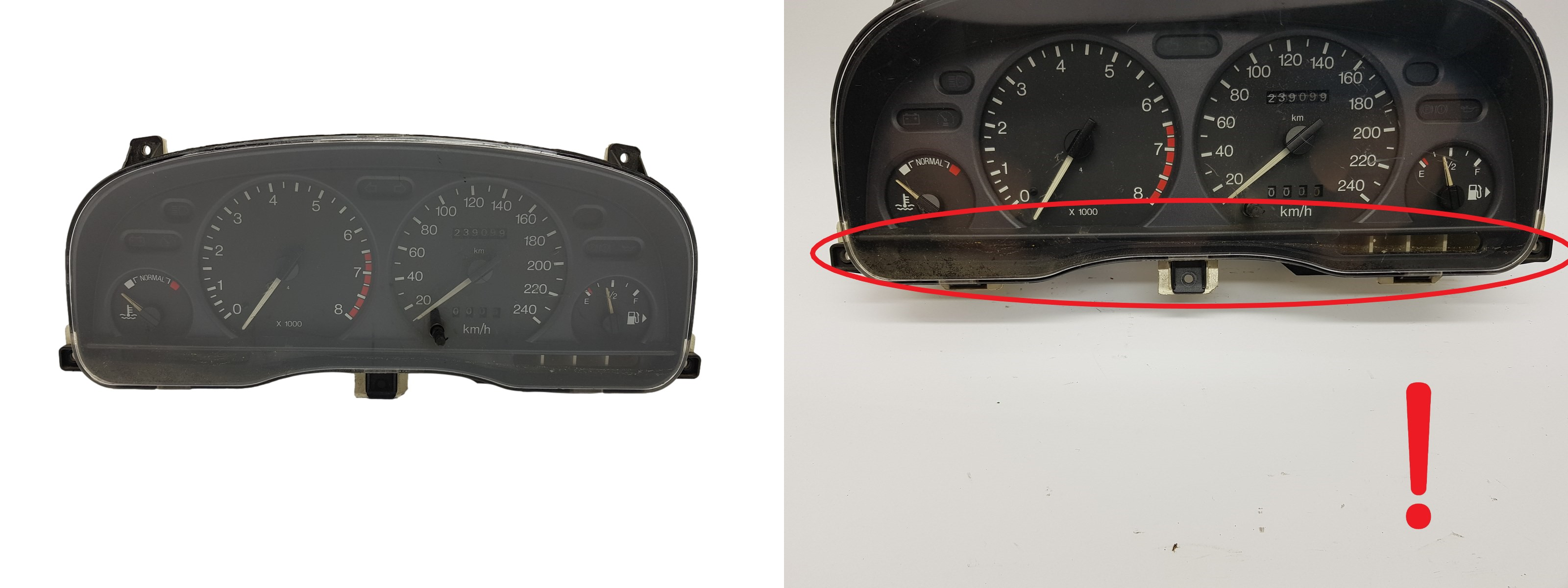Tacho Kombiinstrument Ford Mondeo 98BB-10849-ERB 2058 main product photo