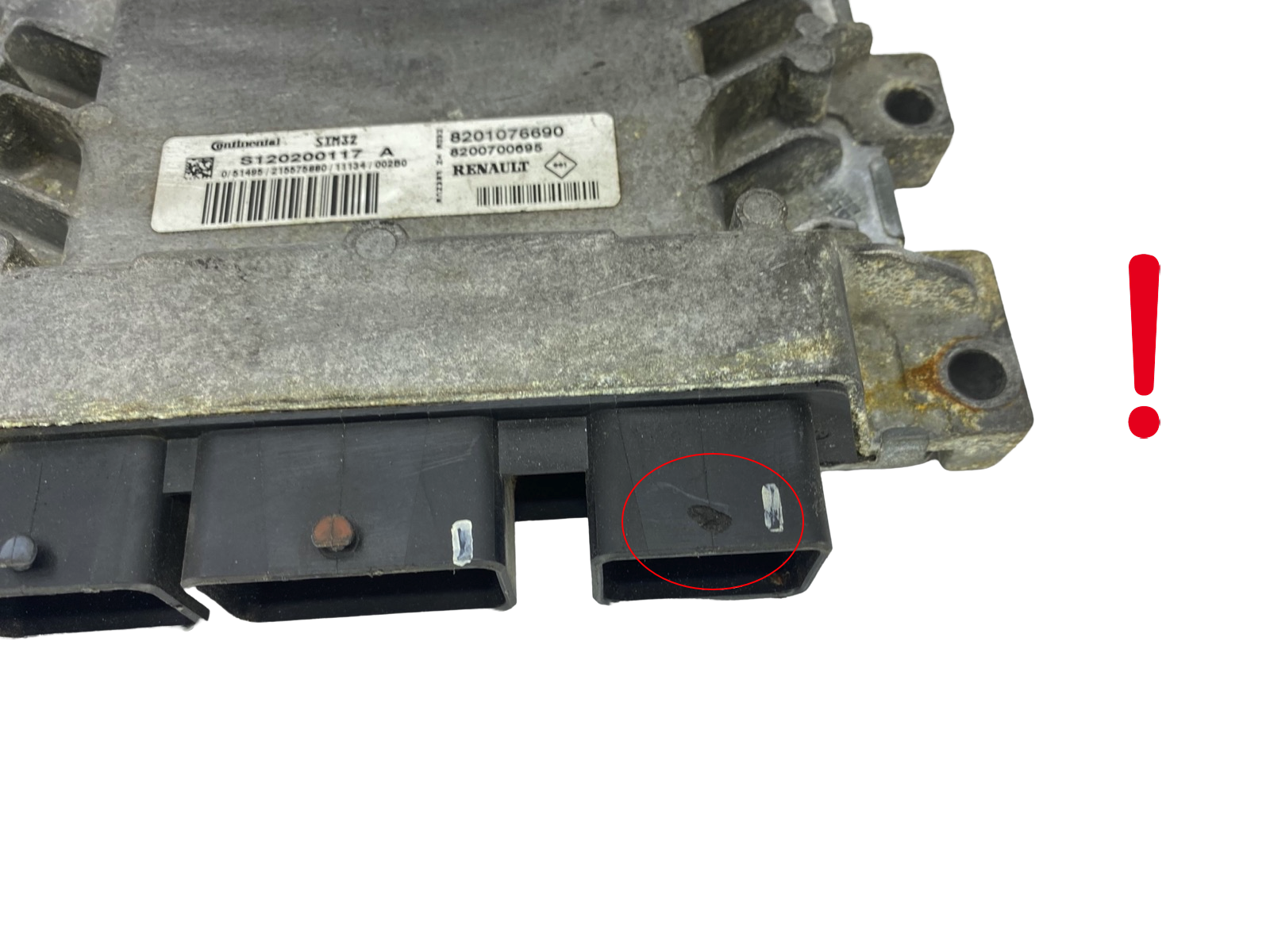 Steuergerät S120200117A 8201076690 8200700695 Renault Continental 57455 main product photo