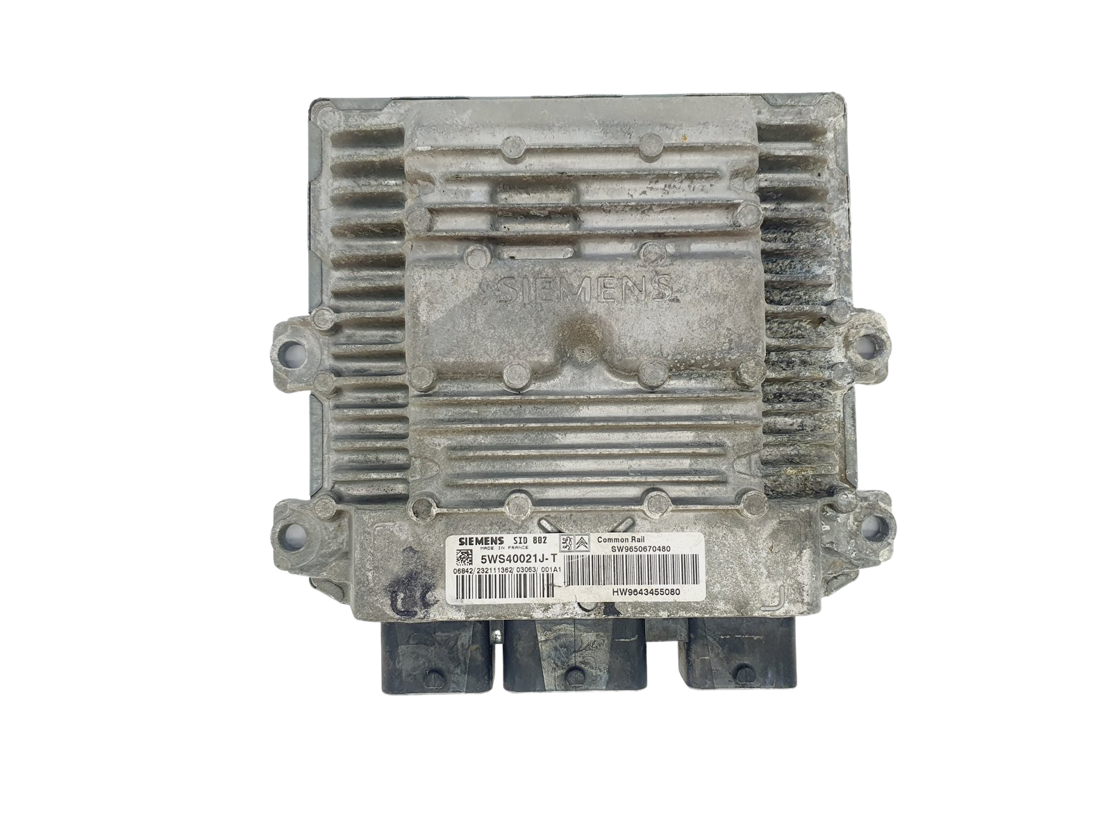 Steuergerät 9650670480 9643455080 5WS40021J-T SID802 PSA Siemens 37661 main product photo