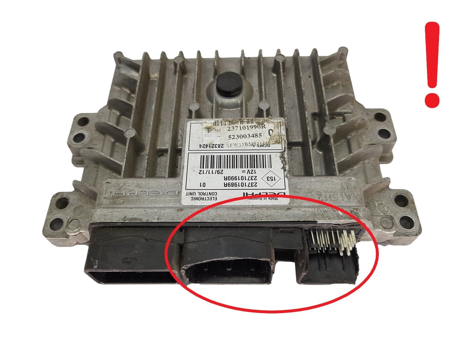 Steuergerät 237101989R 237101990R 28321424 Renault Delphi 19306 main product photo