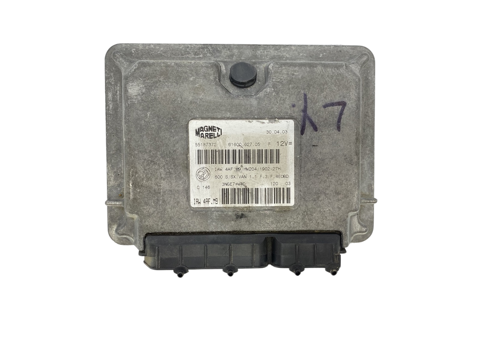 Steuergerät IAW4AF.M9 55187372 61600.627.05 Fiat Magneti Marelli 56264 main product photo