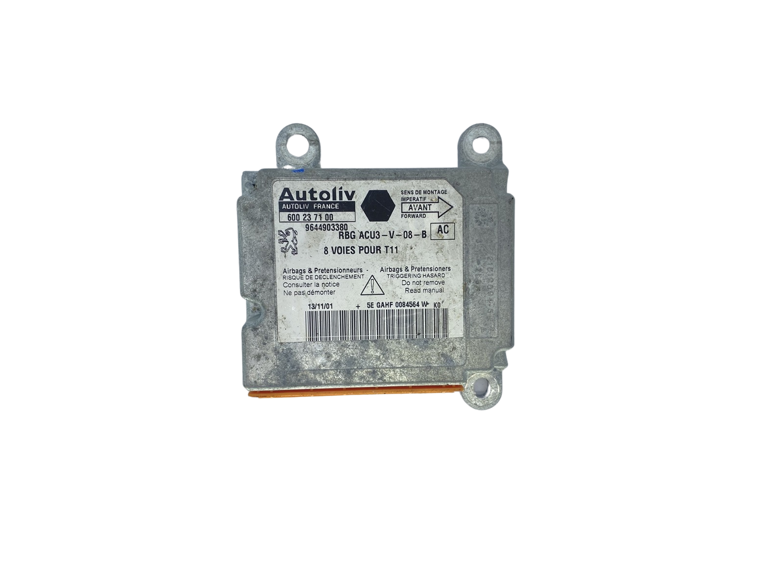 Steuergerät 600237100 9644903380 PSA Autoliv main product photo