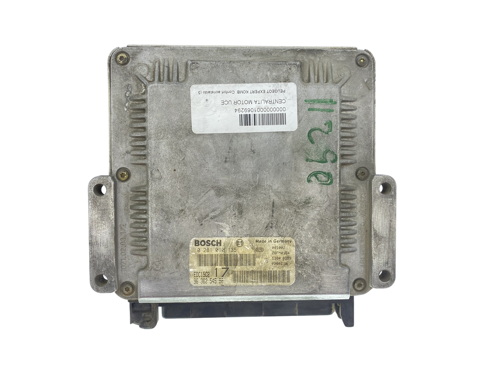 Steuergerät 0281010135 9636254580 28FM0154 PSA Bosch 63142 main product photo