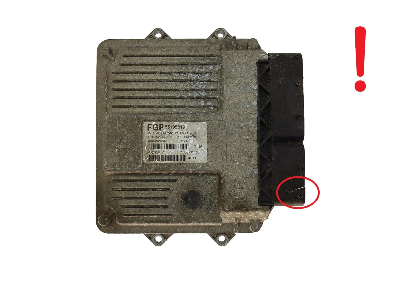Steuergerät FGP 55195819 MJD6JF.Y1 71600.007.03 Lancia Magneti Marelli 14853 main product photo