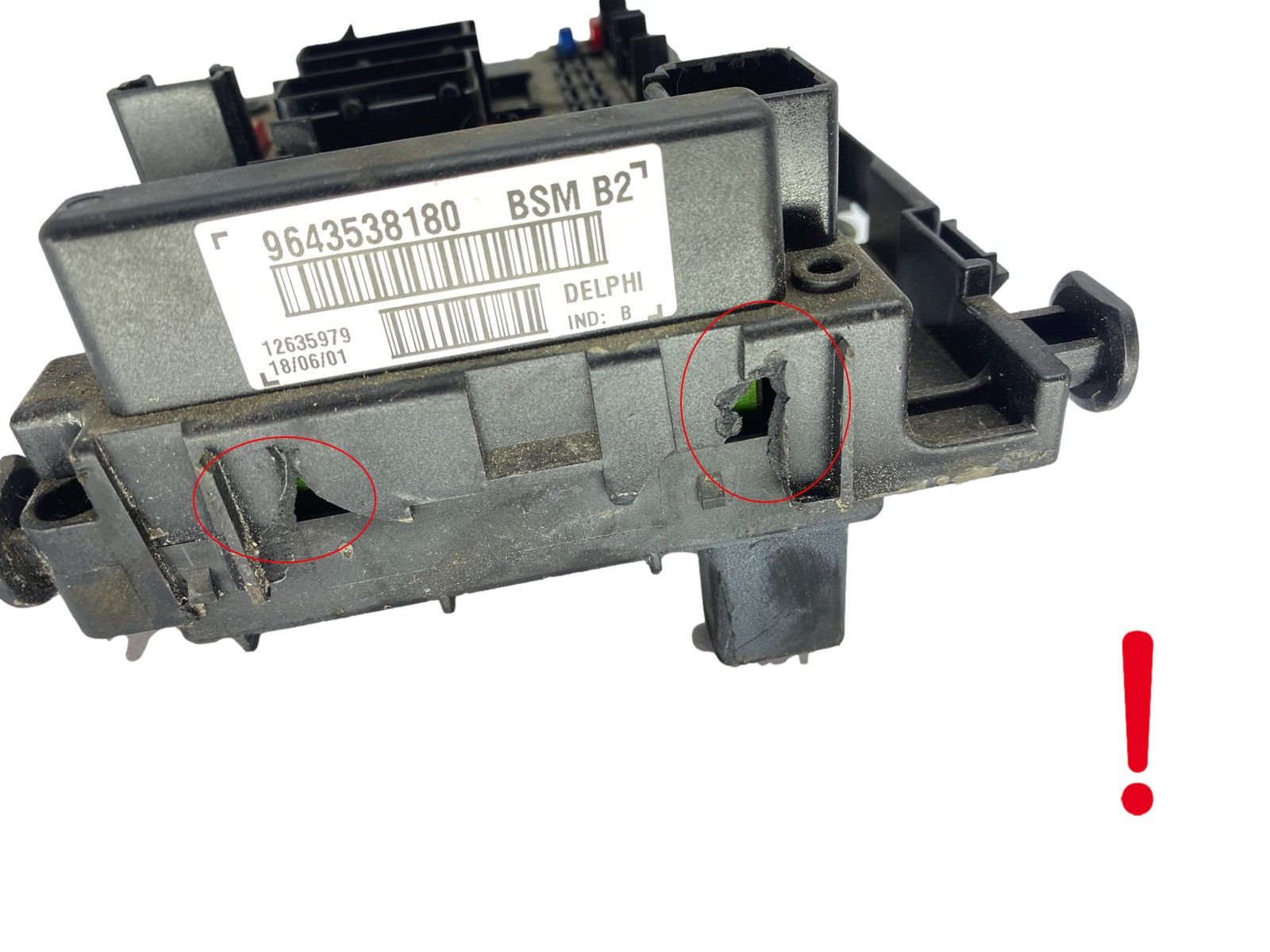 Steuergerät BSM B2 PSA 9643538180 Delphi 59044 main product photo