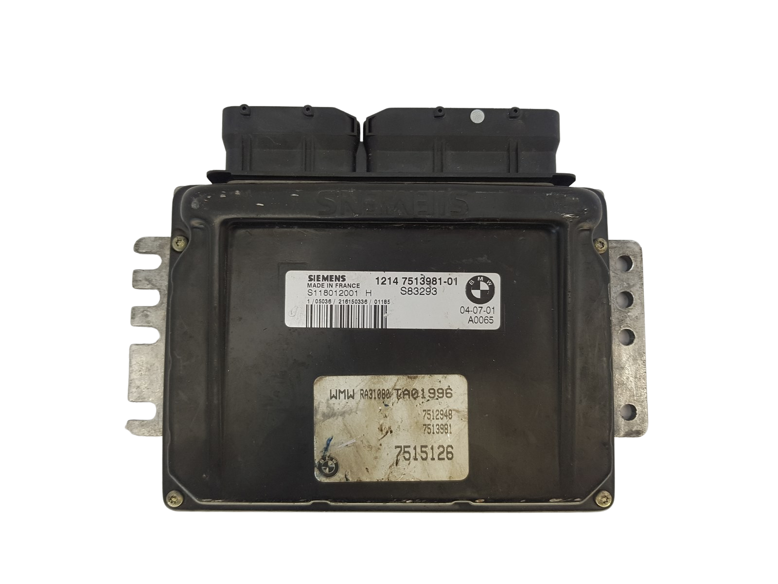 Steuergerät Mini 12147513981-01 S118012001H Siemens 1149 main product photo