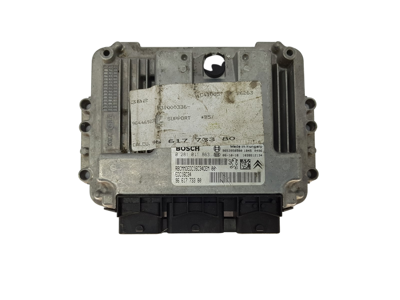 Steuergerät 0281011863 9661773380 9653958980 PSA Bosch 16412 main product photo