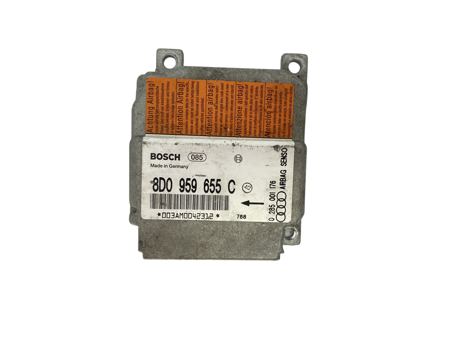 Steuergerät 0285001176 8D0959655C VW Bosch main product photo