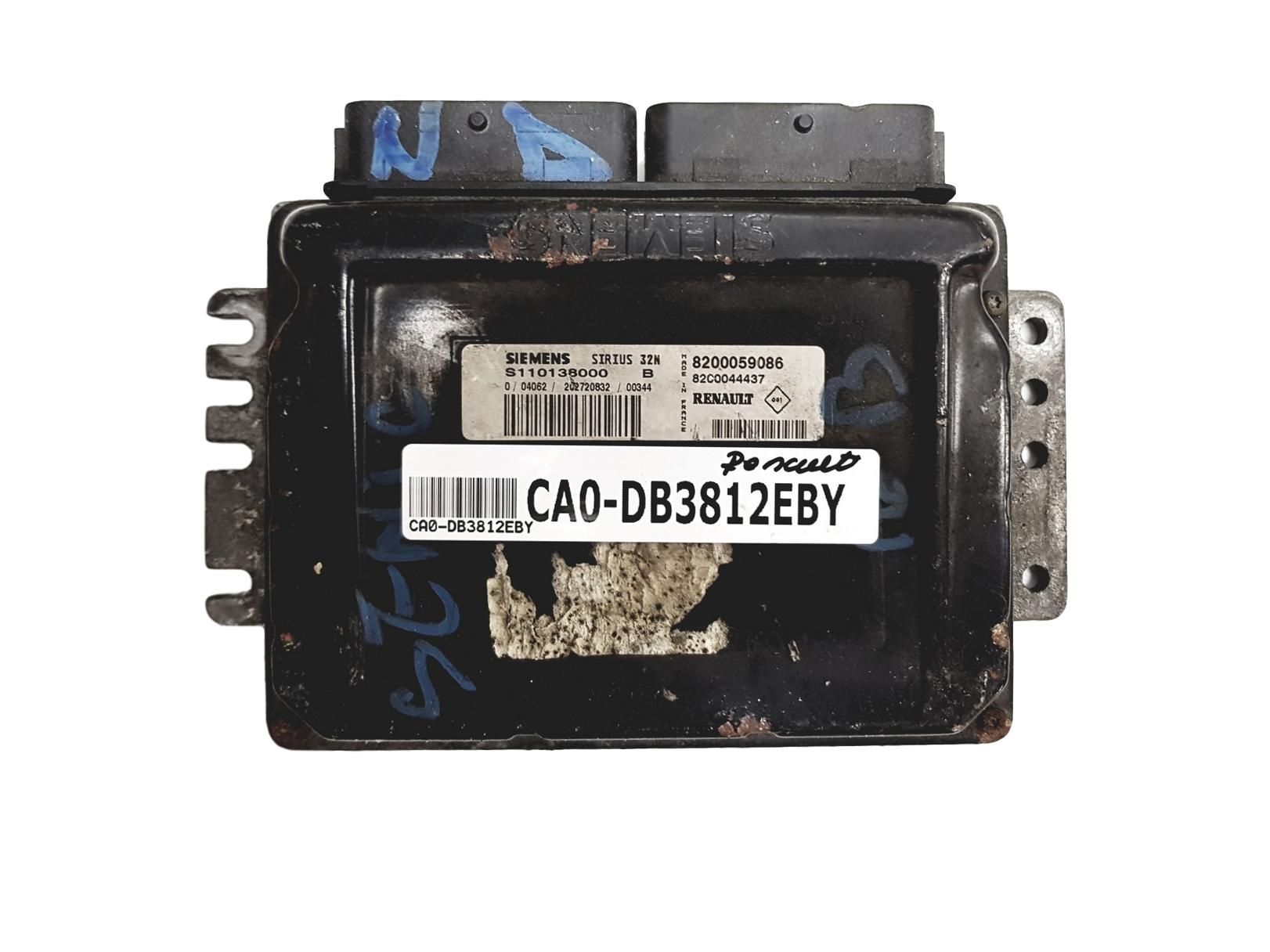 Steuergerät S110138000B 8200059086 8200044437 Renault Siemens 3812 main product photo