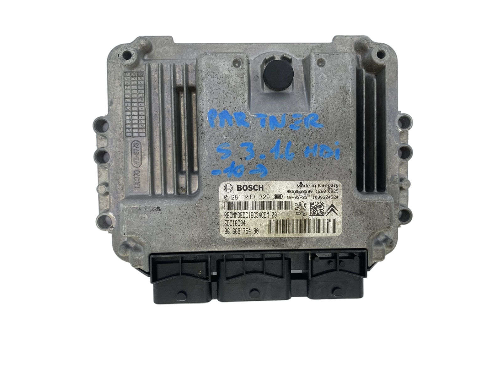 Steuergerät 9666975480 0281013329 9653958980 PSA Bosch 53276 main product photo