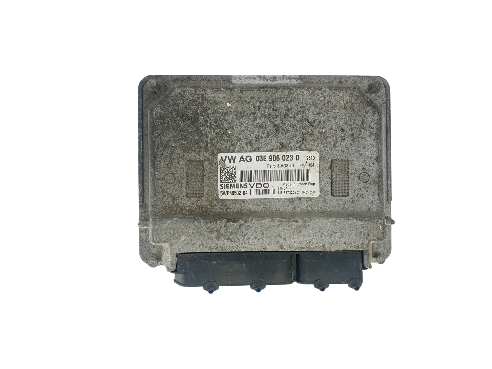 Steuergerät 03E906023D 5WP40502 04 VW Seat Siemens 44991 main product photo