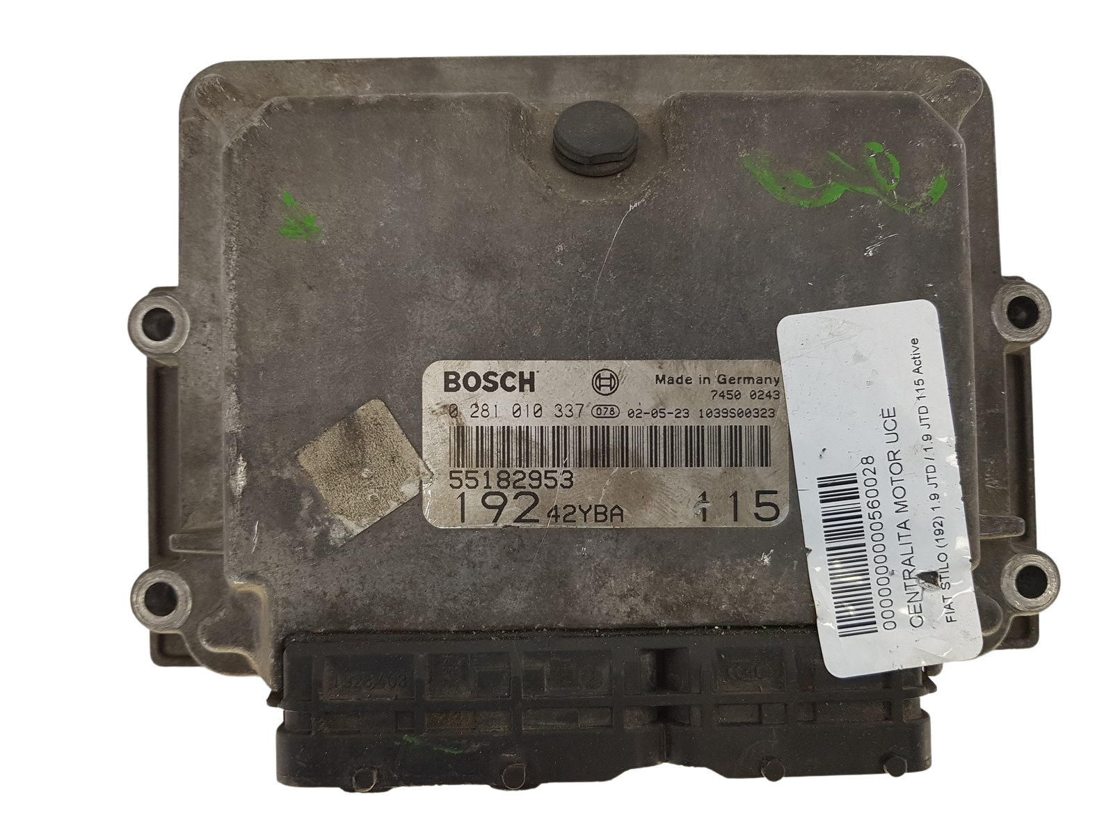Steuergerät Fiat 55182953 0281010337 19242YBA Bosch 1031 main product photo