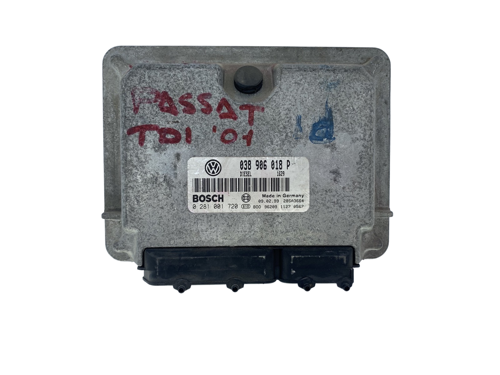 Steuergerät 038906018P 0281001720 Volkswagen Bosch 52046 main product photo