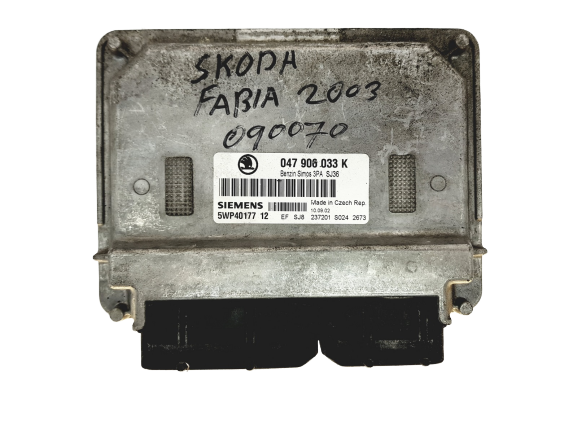 Steuergerät 047906033K 5WP40177 12 Skoda Siemens main product photo