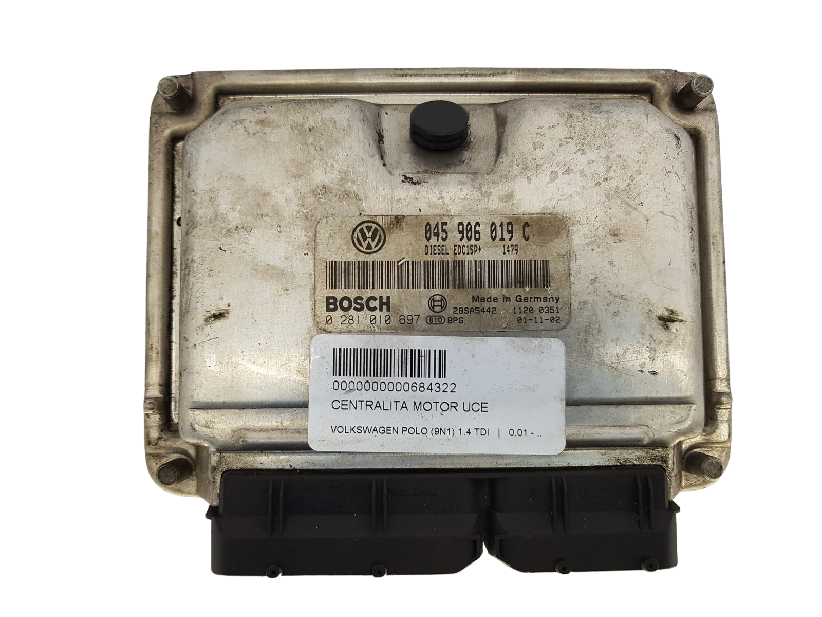 Steuergerät 045906019C 0281010697 VW Bosch 1039 main product photo