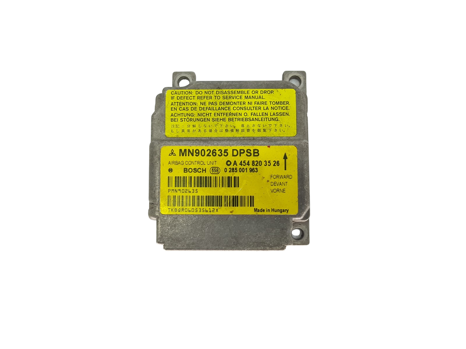 Steuergerät A4548203526 0285001963 MN902635 Smart Bosch main product photo