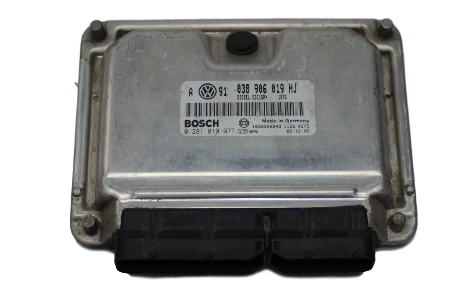 Motorsteuerung 038906019HJ 0281010977 VW main product photo
