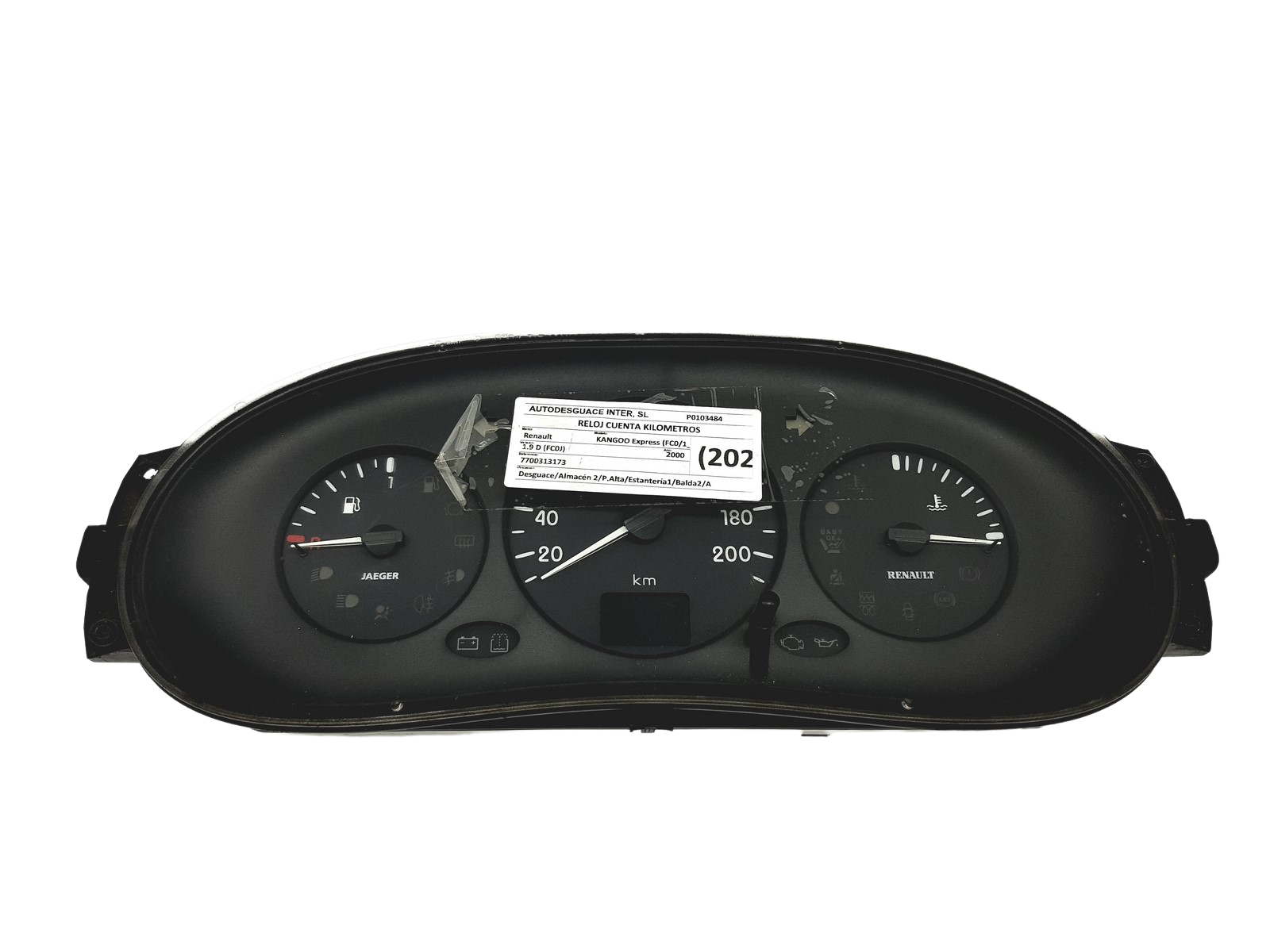 Tacho Kombiinstrument Renault Kangoo 1 8200133491 A 52774 main product photo