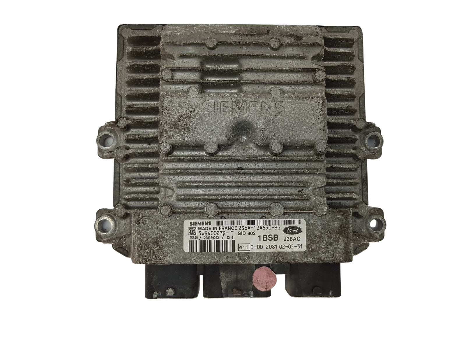 Steuergerät 2S6A-12A650-BG 5WS40027G-T SID 802 Ford Siemens 14801 main product photo