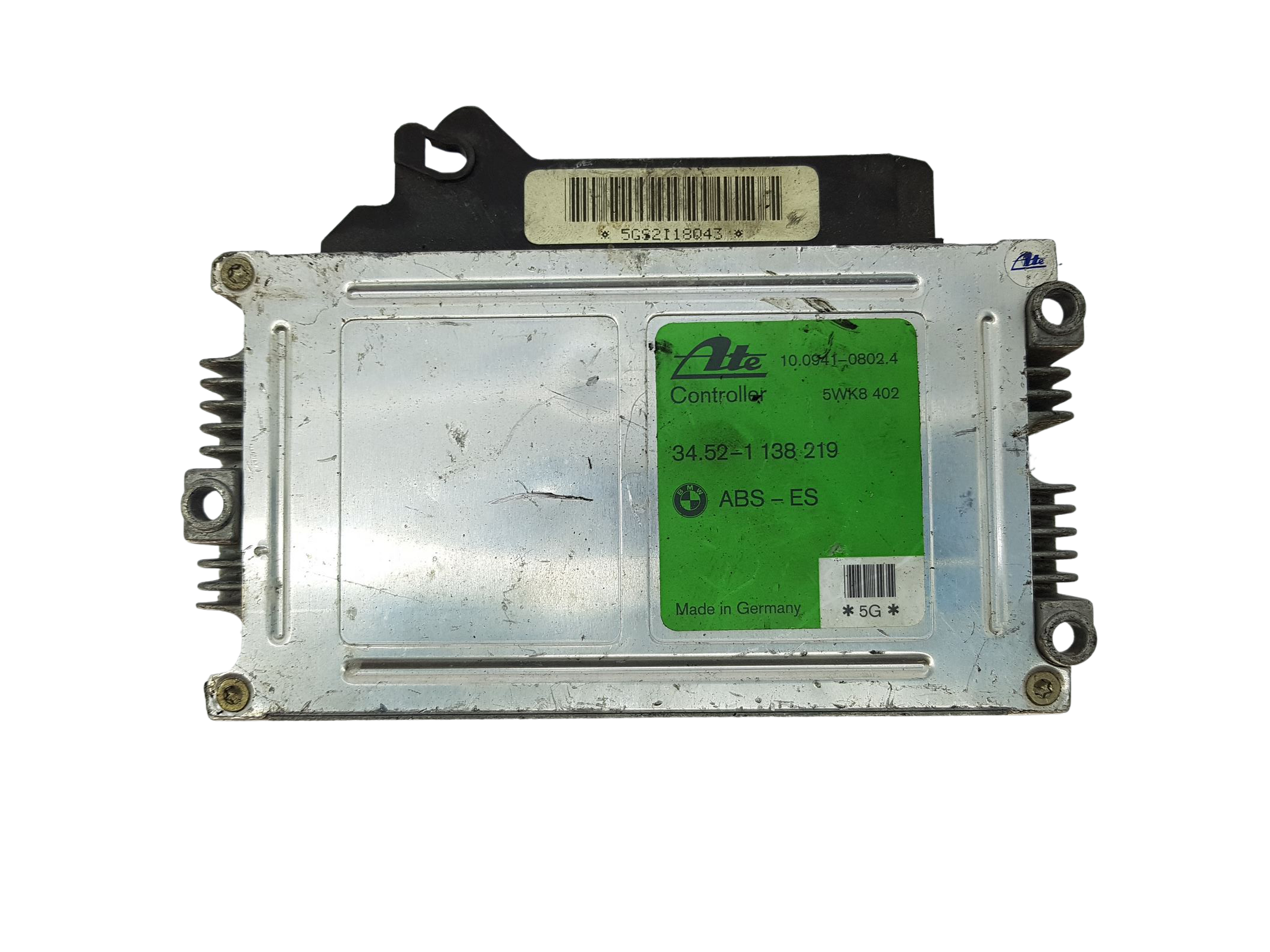 Steuergerät ABS 34.52-1138219 5WK8402 10.0941-0802.4 BMW ATE 14649 main product photo
