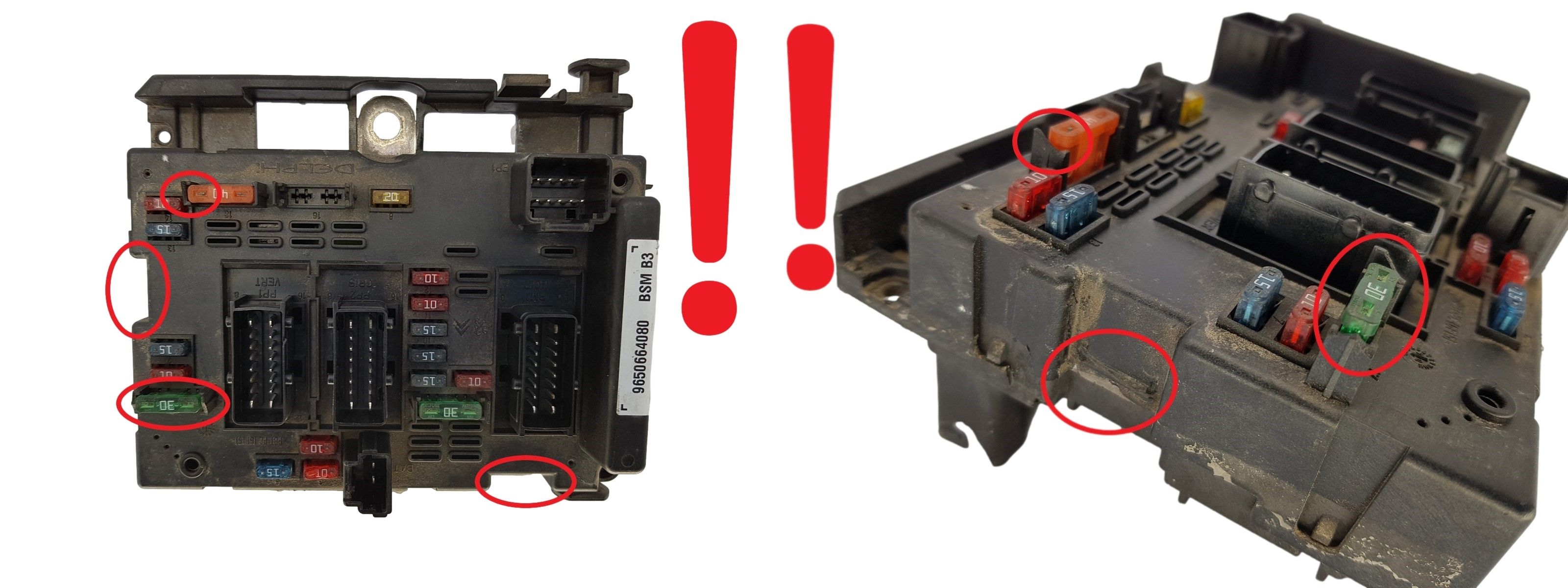 Steuergerät BSM B3 9650664080 PSA Delphi 1310 main product photo