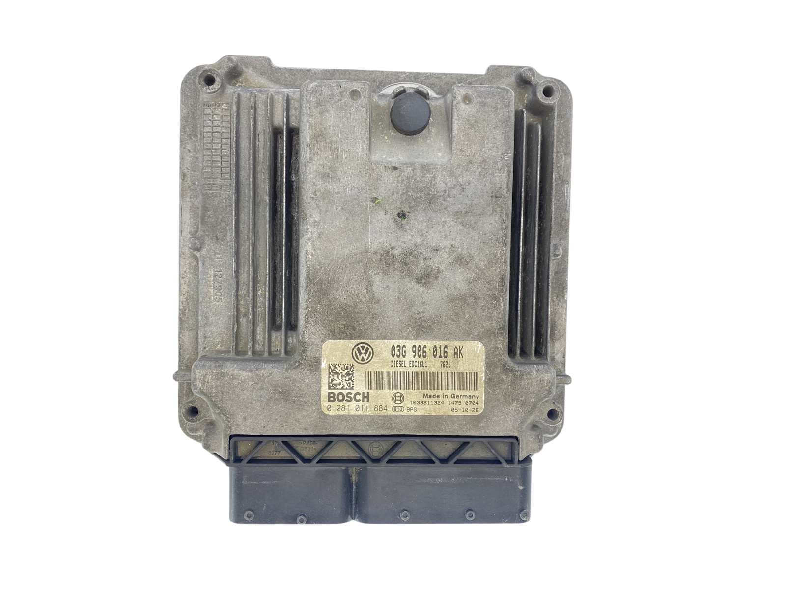 Steuergerät 03G906016AK 0281011884 VW Seat Skoda Audi Bosch 63691 main product photo
