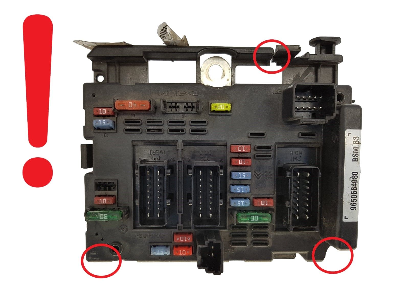 Steuergerät BSM B3 9650664080 PSA Delphi 1251 main product photo